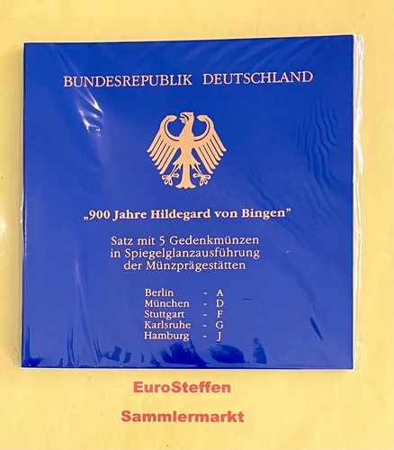 Gedenkmünzen satz 1998 - gedenkmünzen,
